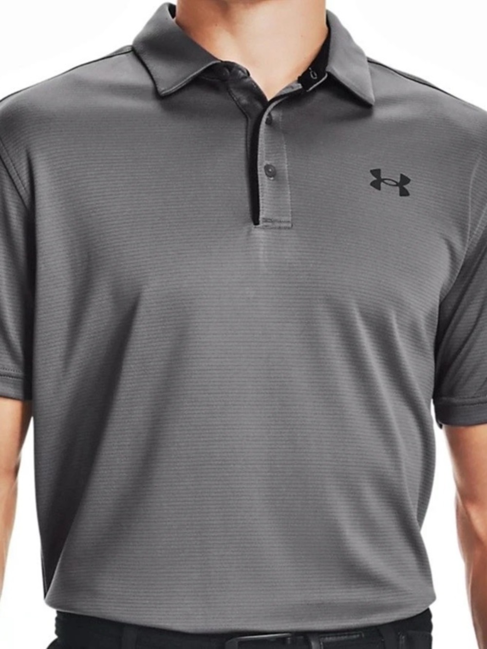 Under Armour Men's Gray Polo Shirt